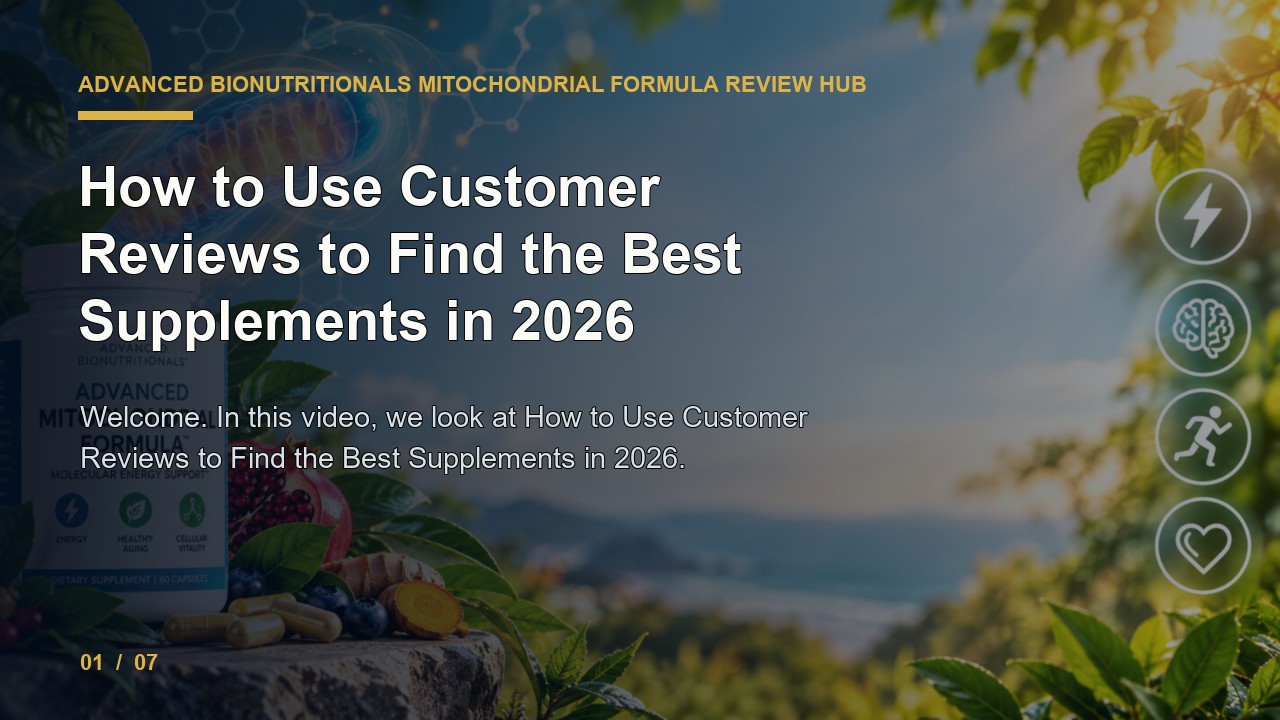 Advanced Bionutritionals Mitochondrial Formula Review: How to Use Customer Reviews to Find the Best Supplements in 2026 video thumbnail