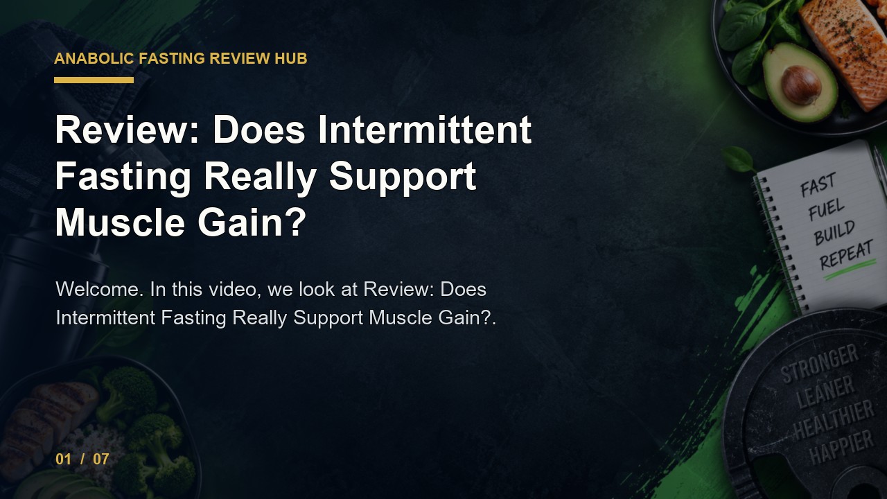 Anabolic Fasting Review: Review Does Intermittent Fasting Really Support Muscle Gain video thumbnail