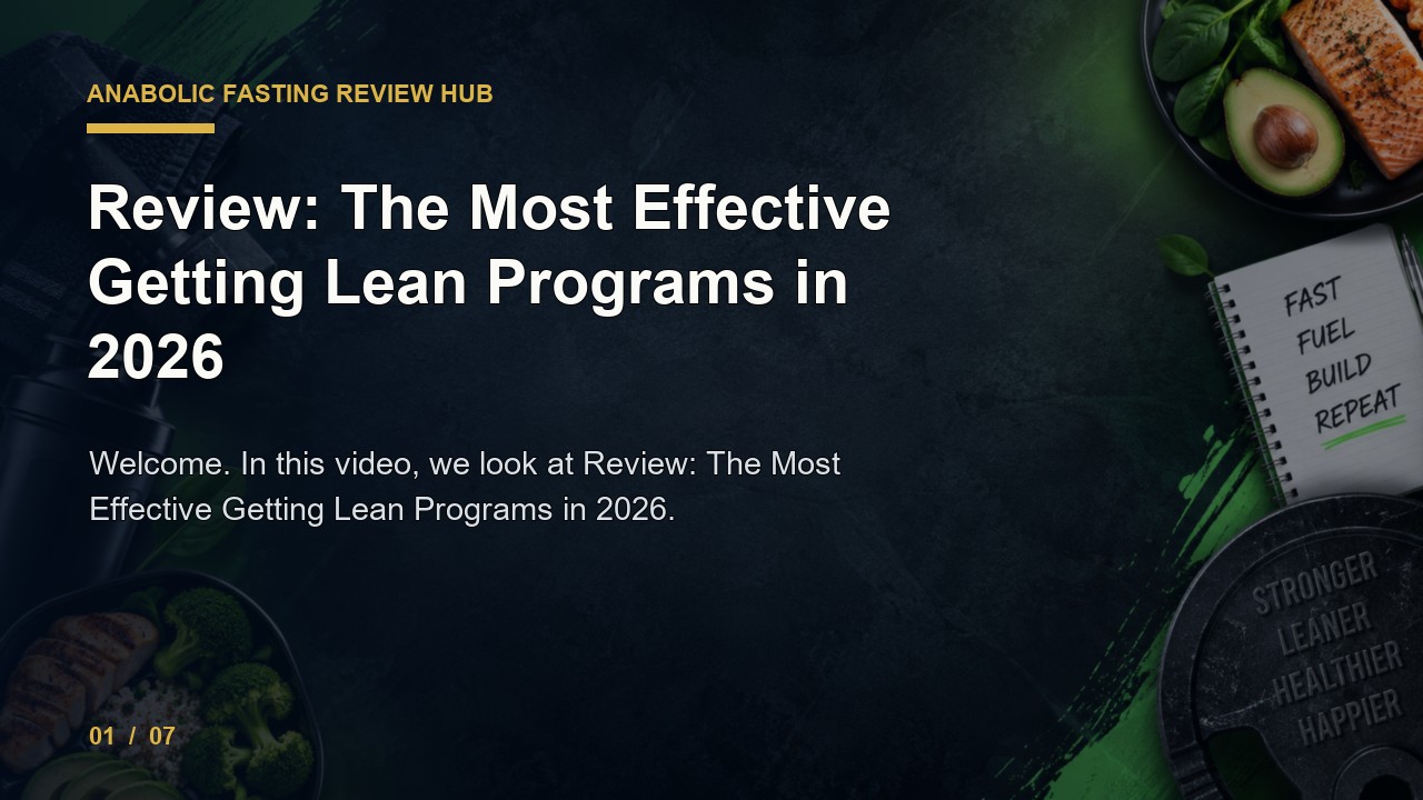 Anabolic Fasting Review: Review the Most Effective Getting Lean Programs in 2026 video thumbnail