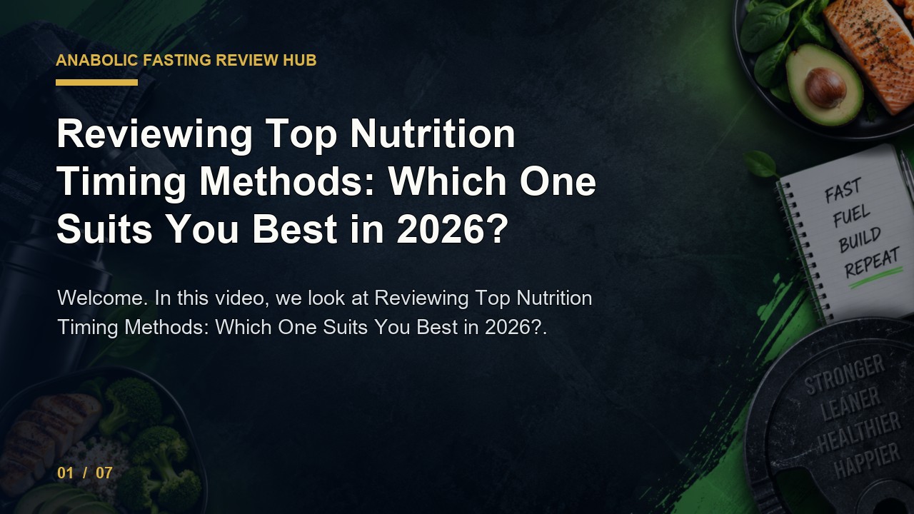 Anabolic Fasting Review: Reviewing Top Nutrition Timing Methods Which One Suits You Best in 2026 video thumbnail