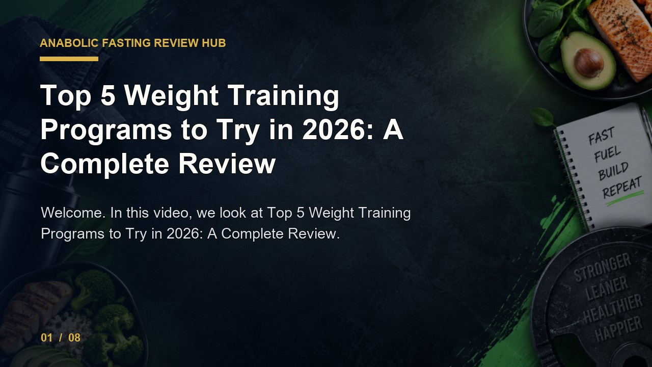 Anabolic Fasting Review: Top 5 Weight Training Programs to Try in 2026 a Complete Review video thumbnail