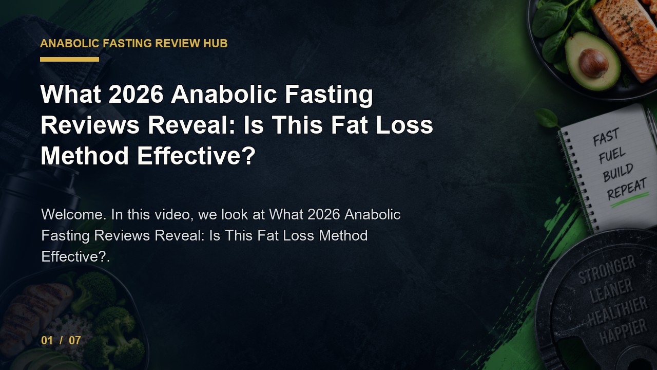 Anabolic Fasting Review: What 2026 Anabolic Fasting Reviews Reveal Is This Fat Loss Method Effective video thumbnail