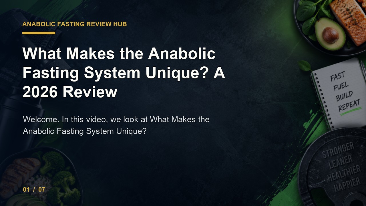 Anabolic Fasting Review: What Makes the Anabolic Fasting System Unique a 2026 Review video thumbnail