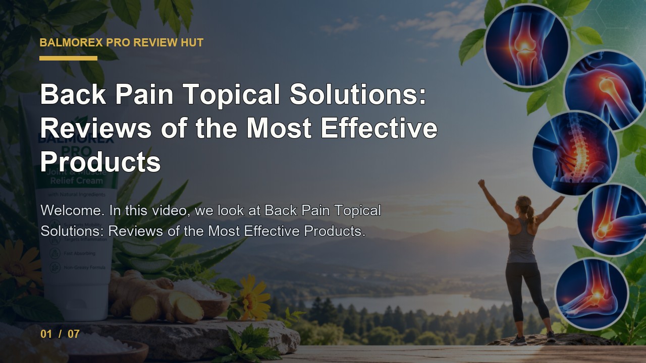Balmorex Pro Review: Back Pain Topical Solutions Reviews of the Most Effective Products video thumbnail