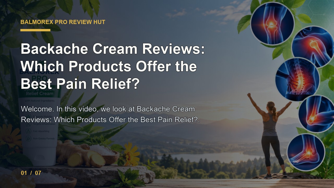 Balmorex Pro Review: Backache Cream Reviews Which Products Offer the Best Pain Relief video thumbnail