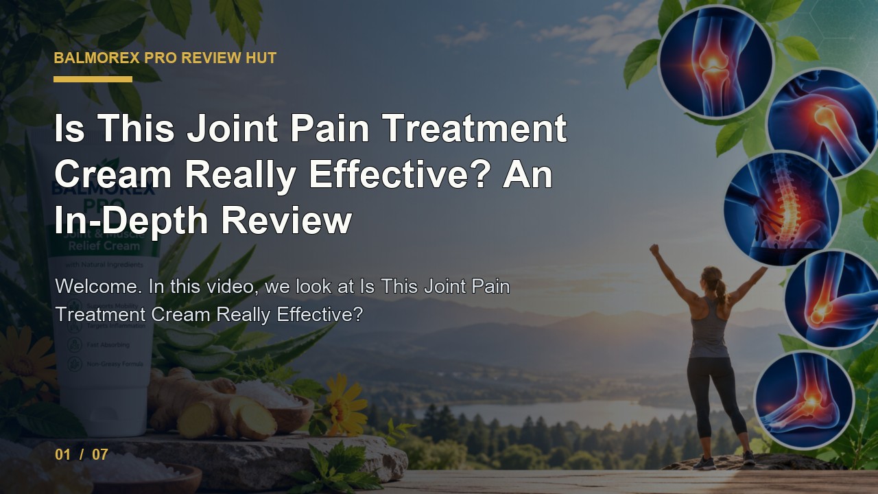 Balmorex Pro Review: Is This Joint Pain Treatment Cream Really Effective an in Depth Review video thumbnail