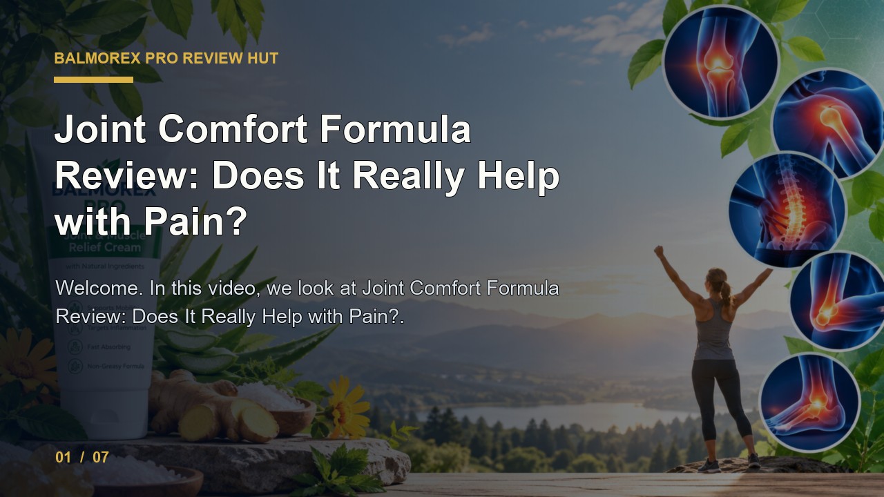 Balmorex Pro Review: Joint Comfort Formula Review Does It Really Help with Pain video thumbnail