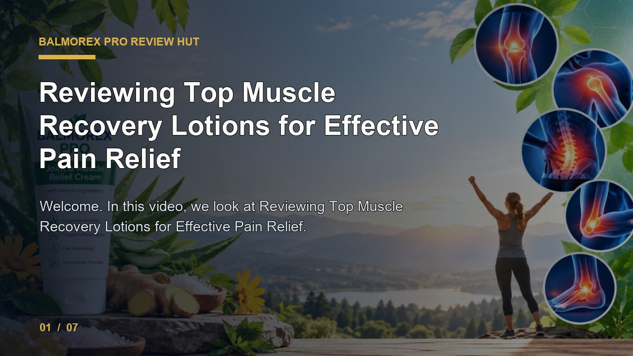 Balmorex Pro Review: Reviewing Top Muscle Recovery Lotions for Effective Pain Relief video thumbnail