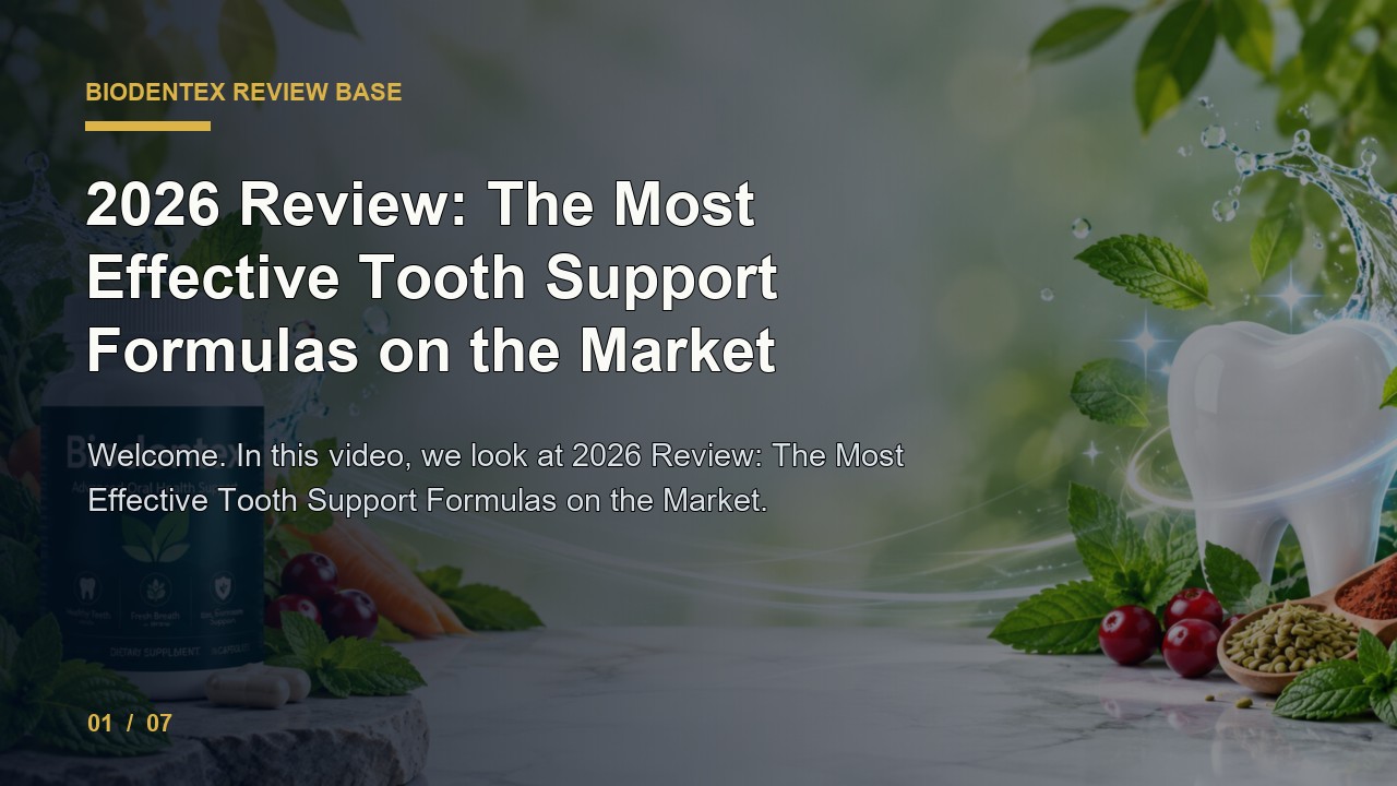 BioDentex Review: Review the Most Effective Tooth Support Formulas on the Market video thumbnail