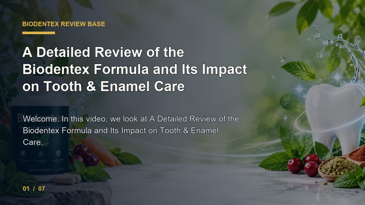 BioDentex Review: a Detailed Review of the BioDentex Formula and Its Impact on Tooth Amp Enamel Care video thumbnail