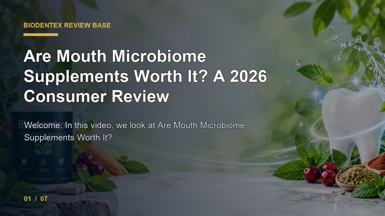 BioDentex Review: Are Mouth Microbiome Supplements Worth It a 2026 Consumer Review video thumbnail