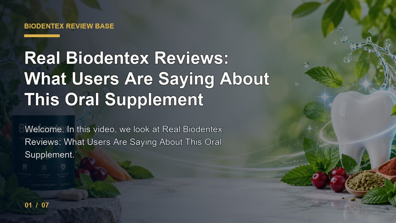 BioDentex Review: Real BioDentex Reviews What Users Are Saying About This Oral Supplement video thumbnail