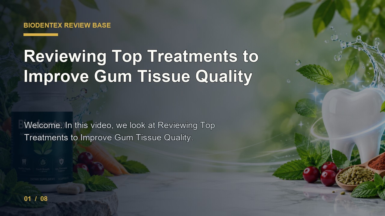 BioDentex Review: Reviewing Top Treatments to Improve Gum Tissue Quality video thumbnail