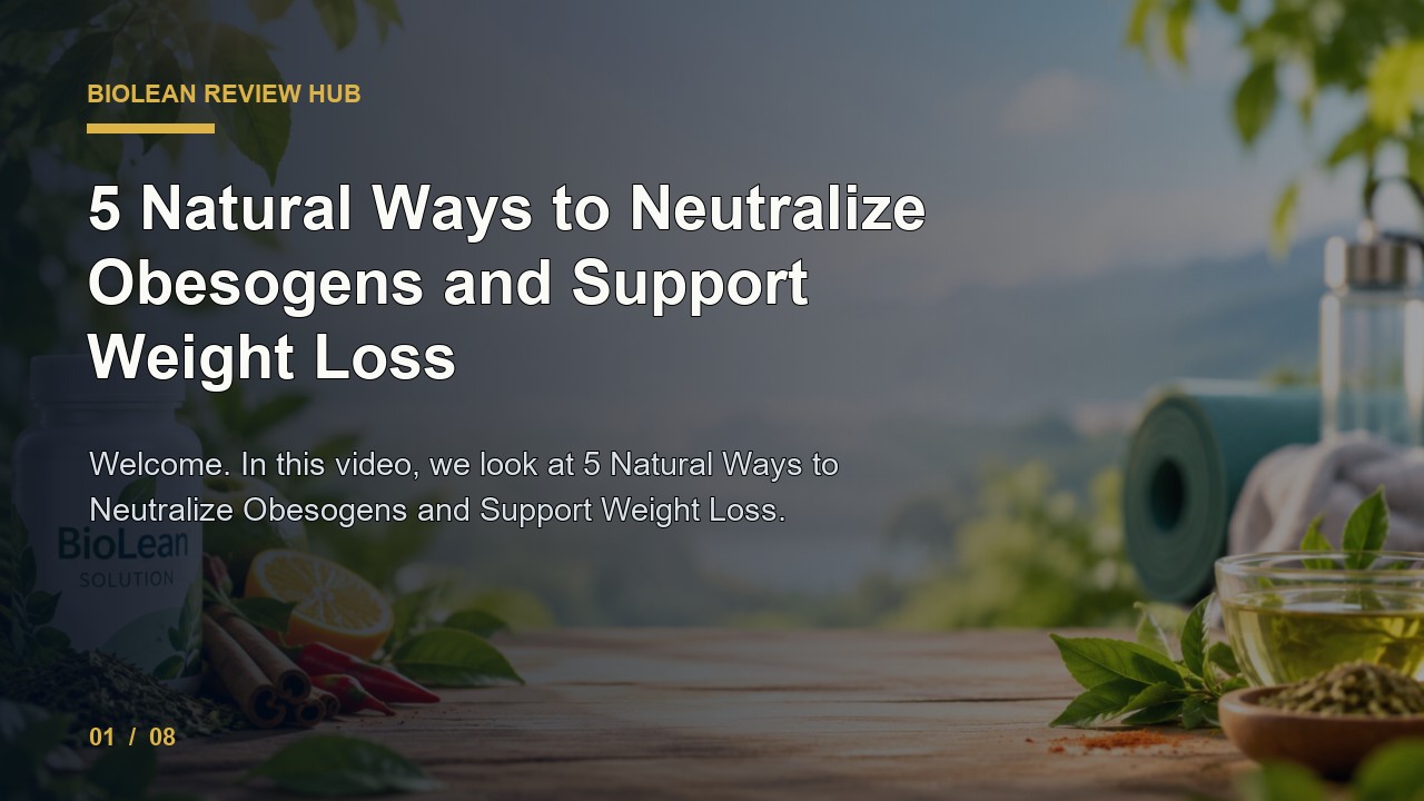 BioLean Review: Natural Ways to Neutralize Obesogens and Support Weight Loss video thumbnail