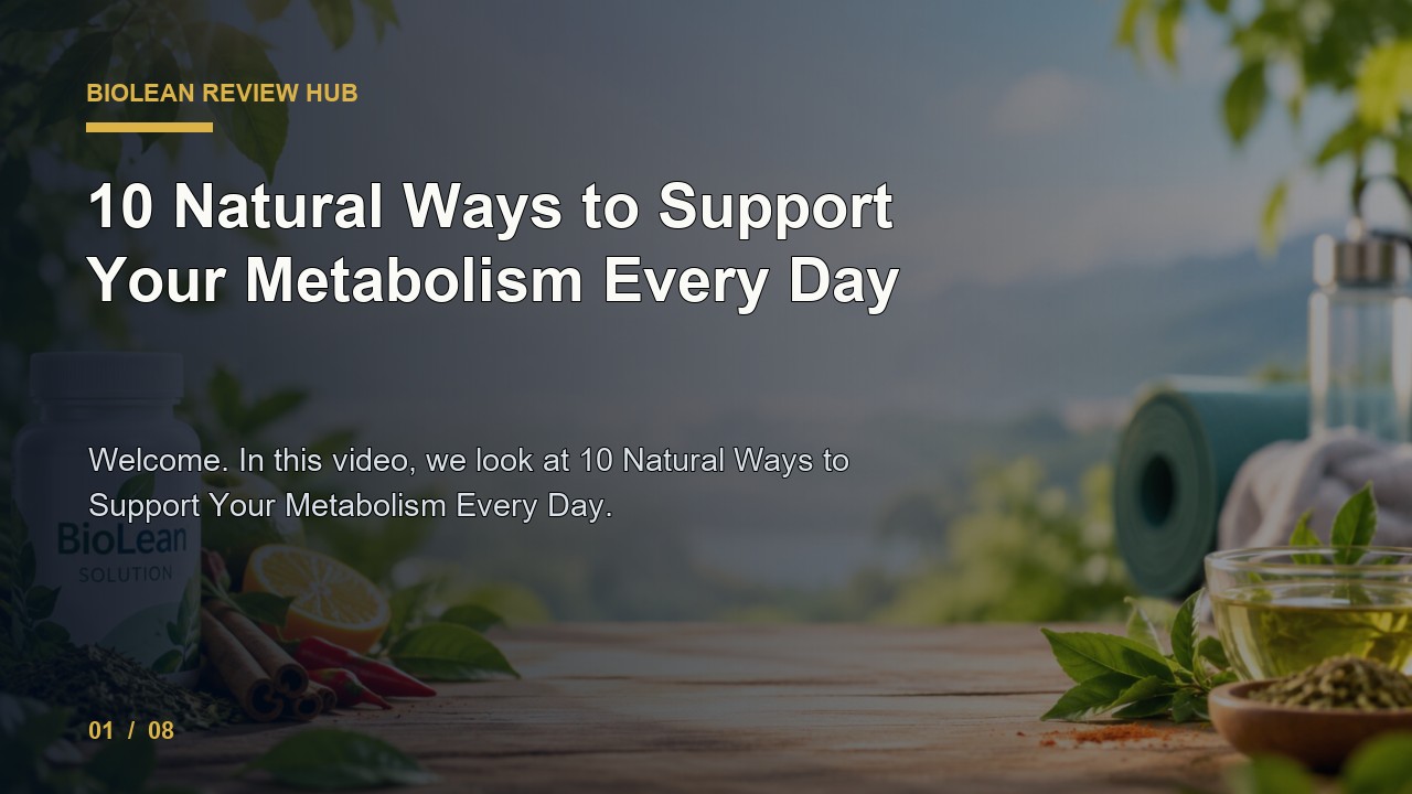 BioLean Review: Natural Ways to Support Your Metabolism Every Day video thumbnail
