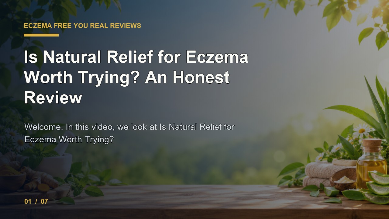 Eczema Free You Review: Is Natural Relief for Eczema Worth Trying an Honest Review video thumbnail
