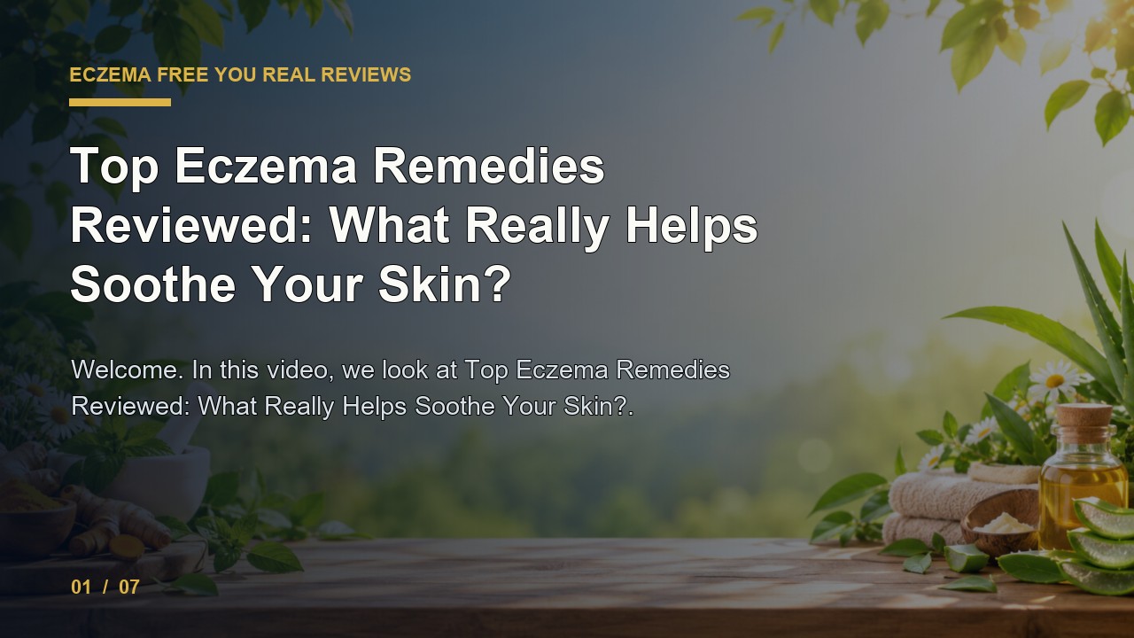 Eczema Free You Review: Top Eczema Remedies Reviewed What Really Helps Soothe Your Skin video thumbnail