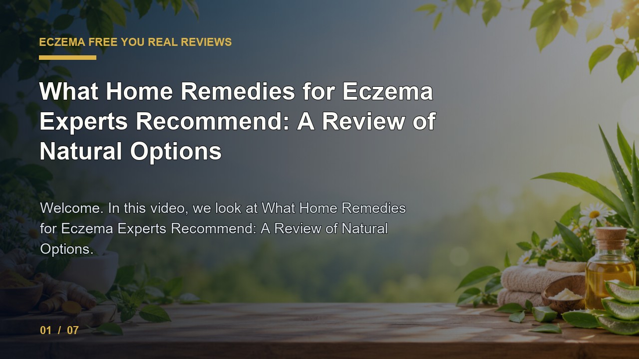 Eczema Free You Review: What Home Remedies for Eczema Experts Recommend a Review of Natural Options video thumbnail