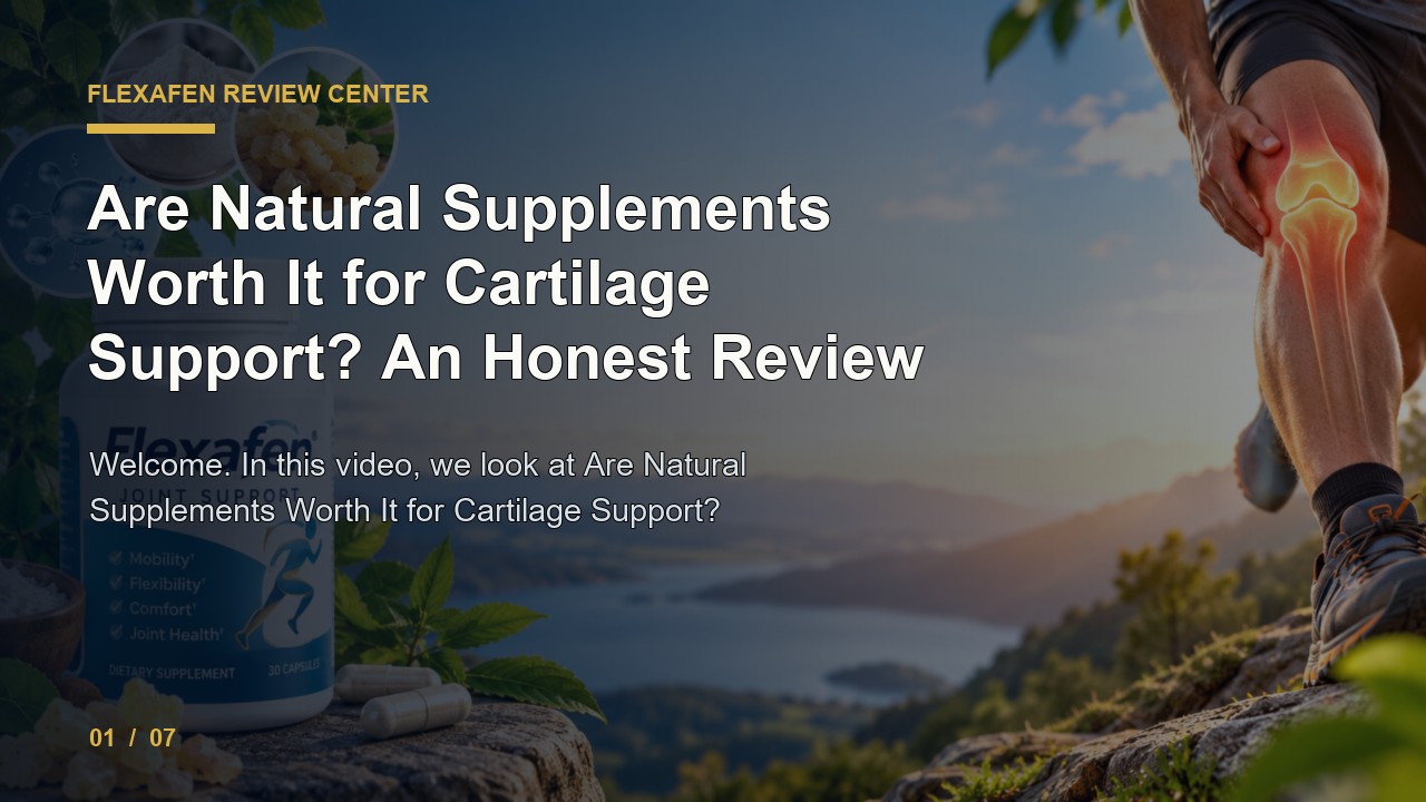Flexafen Review: Are Natural Supplements Worth It for Cartilage Support an Honest Review video thumbnail