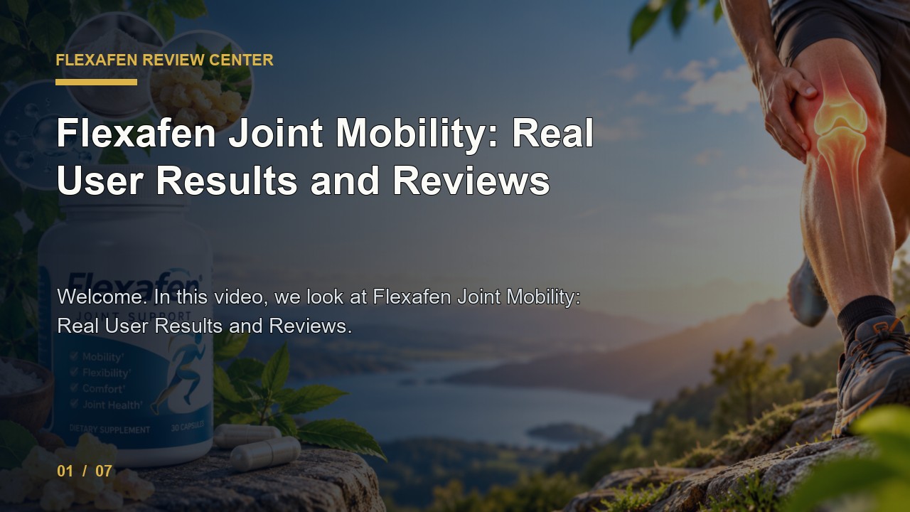 Flexafen Review: Flexafen Joint Mobility Real User Results and Reviews video thumbnail