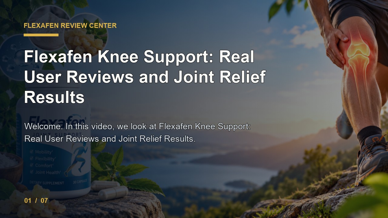 Flexafen Review: Flexafen Knee Support Real User Reviews and Joint Relief Results video thumbnail