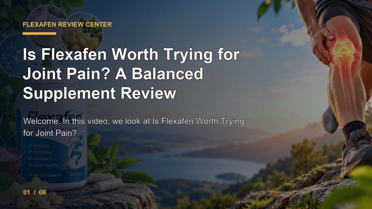 Flexafen Review: Is Flexafen Worth Trying for Joint Pain a Balanced Supplement Review video thumbnail