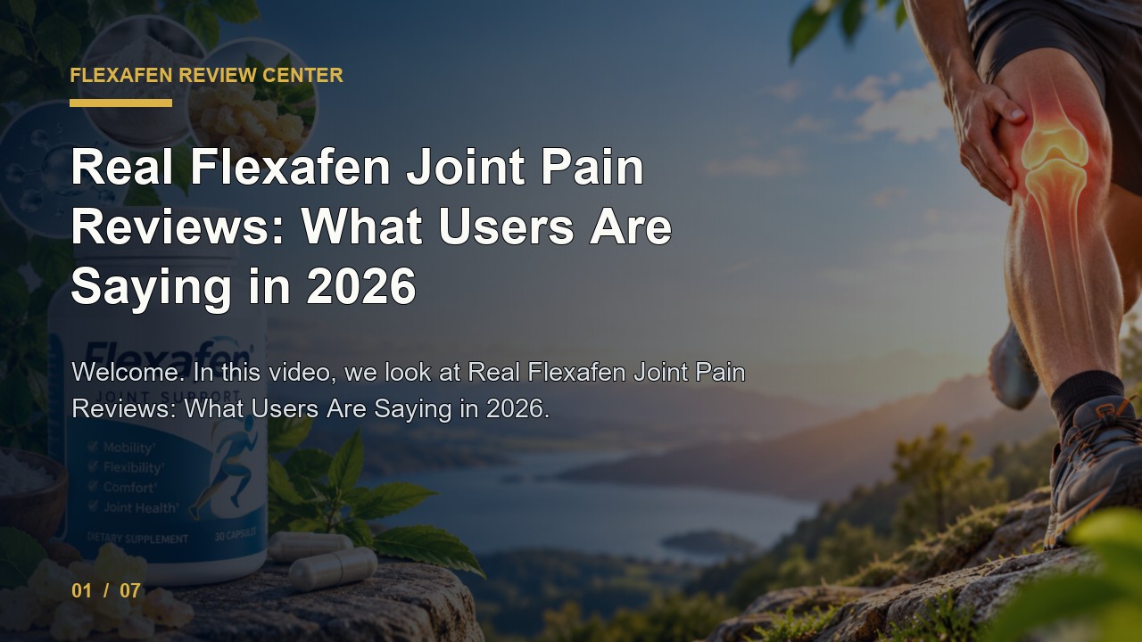 Flexafen Review: Real Flexafen Joint Pain Reviews What Users Are Saying in 2026 video thumbnail