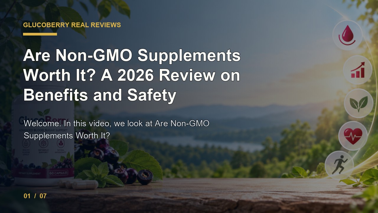 GlucoBerry Review: Are Non Gmo Supplements Worth It a 2026 Review on Benefits and Safety video thumbnail