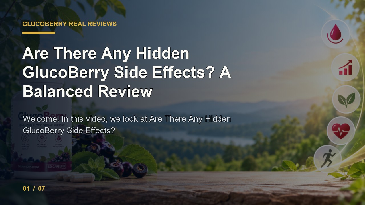 GlucoBerry Review: Are There Any Hidden GlucoBerry Side Effects a Balanced Review video thumbnail