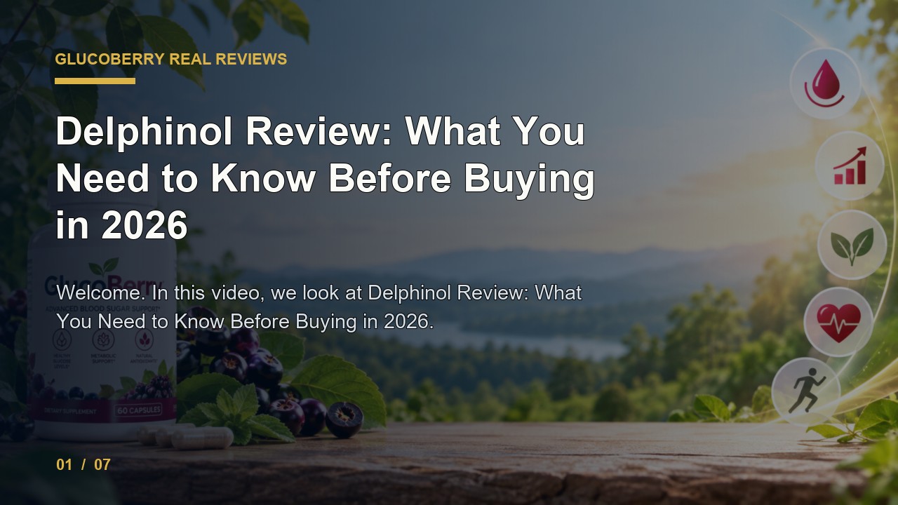 GlucoBerry Review: Delphinol Review What You Need to Know Before Buying in 2026 video thumbnail