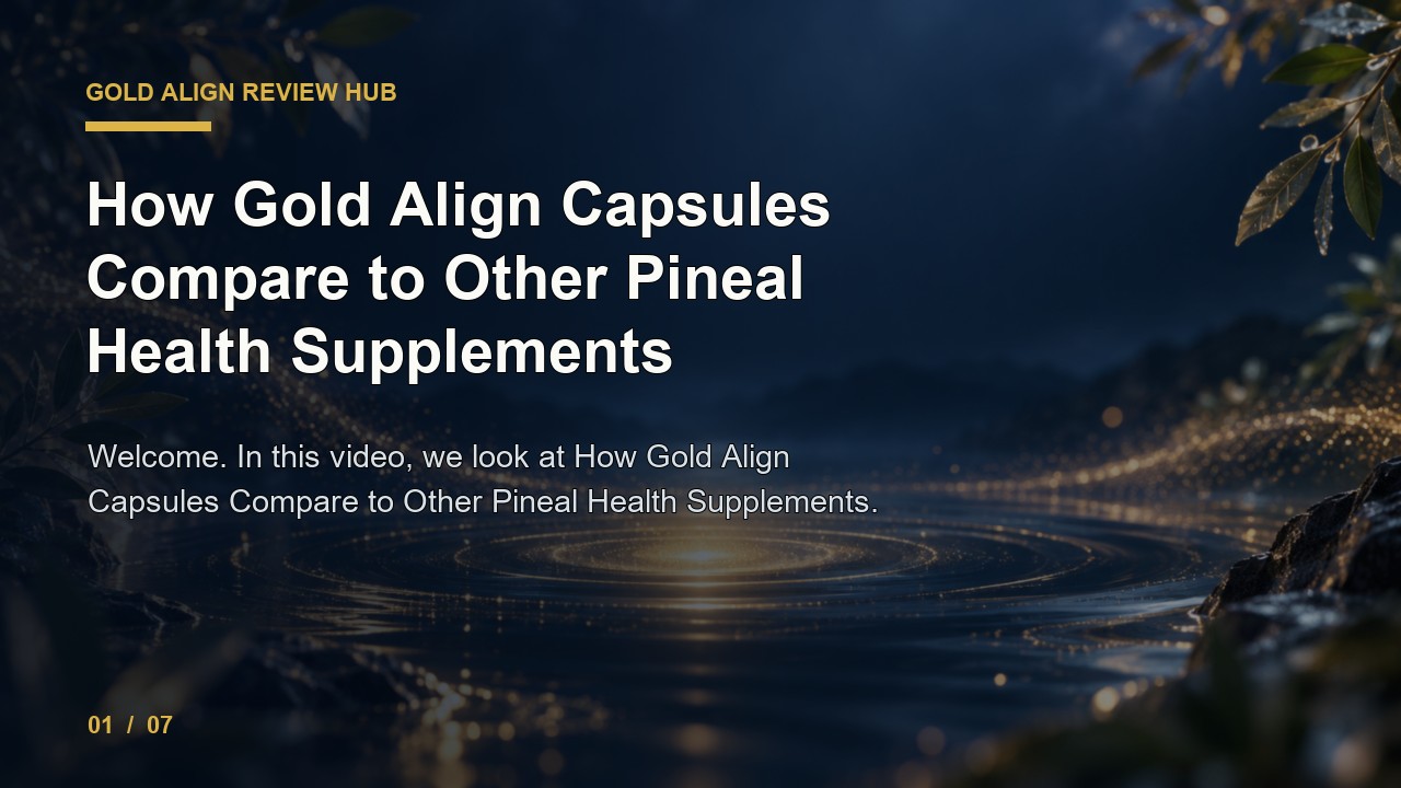 Gold Align Review: How Gold Align Capsules Compare to Other Pineal Health Supplements video thumbnail