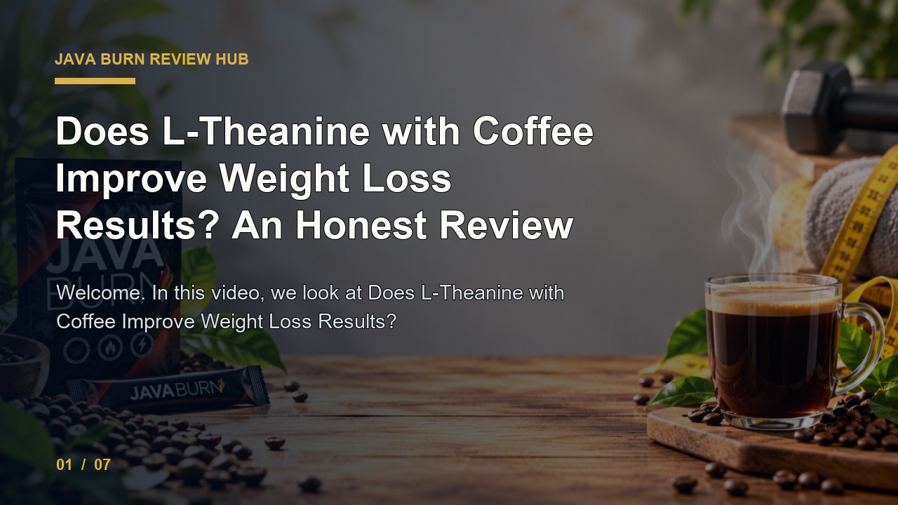 Java Burn Review: Does L Theanine with Coffee Improve Weight Loss Results an Honest Review video thumbnail
