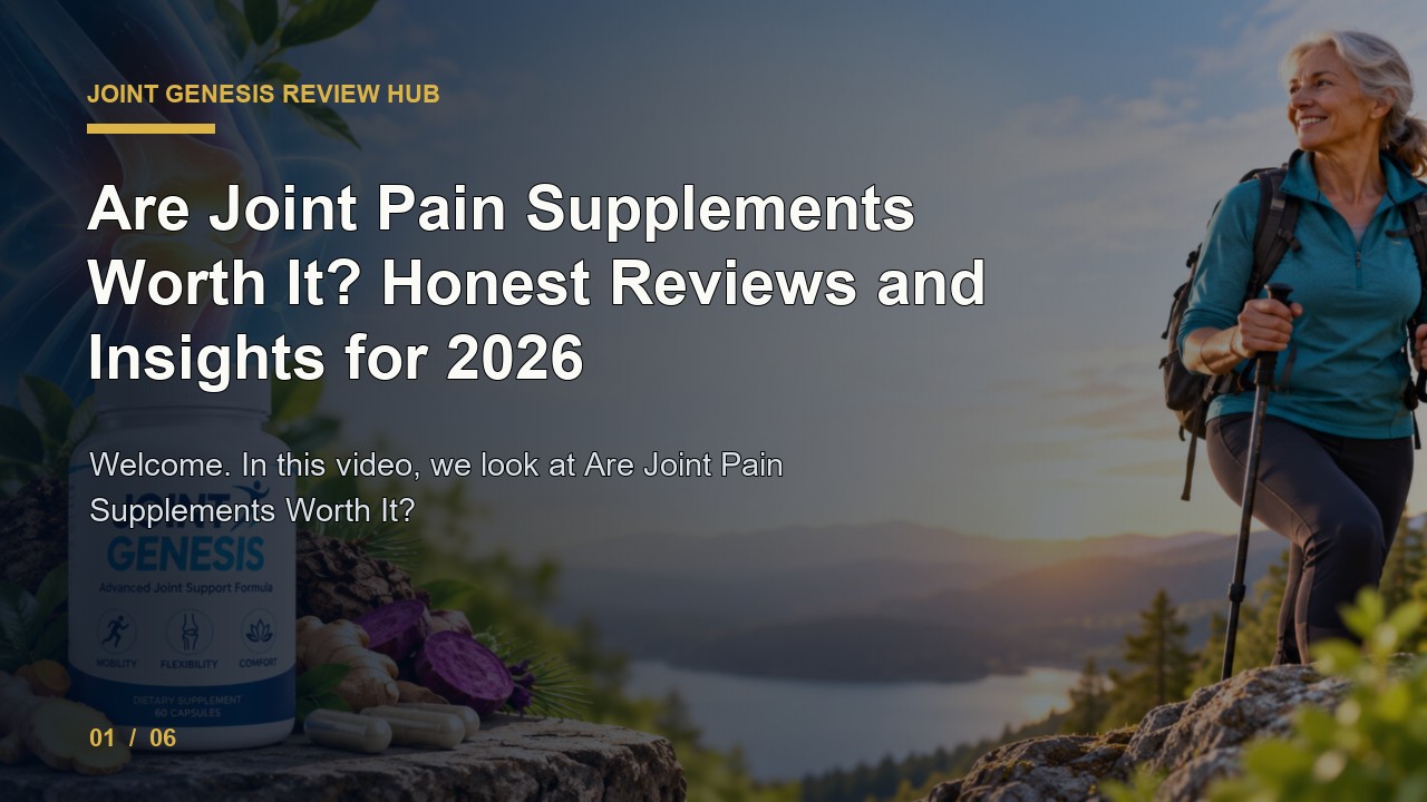 Joint Genesis Review: Are Joint Pain Supplements Worth It Honest Reviews and Insights for 2026 video thumbnail