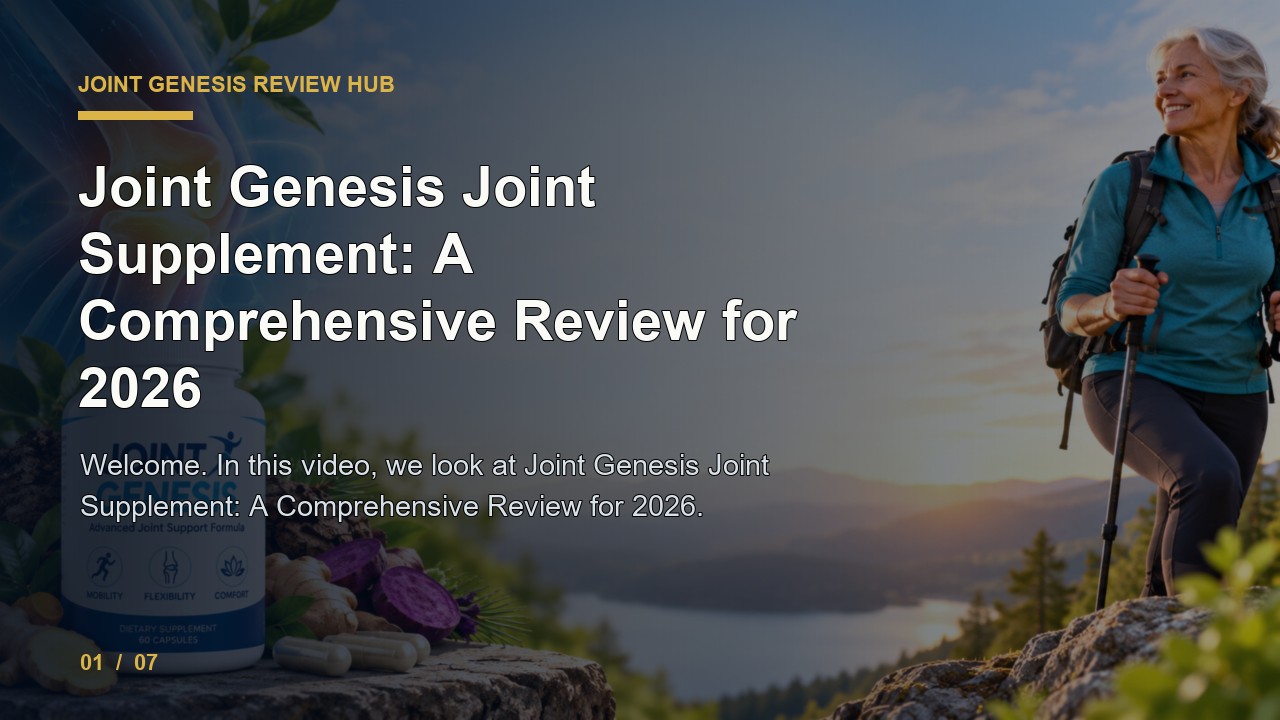 Joint Genesis Review: Joint Genesis Joint Supplement a Comprehensive Review for 2026 video thumbnail