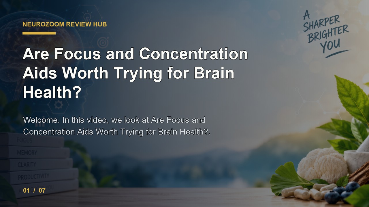 NeuroZoom Review: Are Focus and Concentration Aids Worth Trying for Brain Health video thumbnail