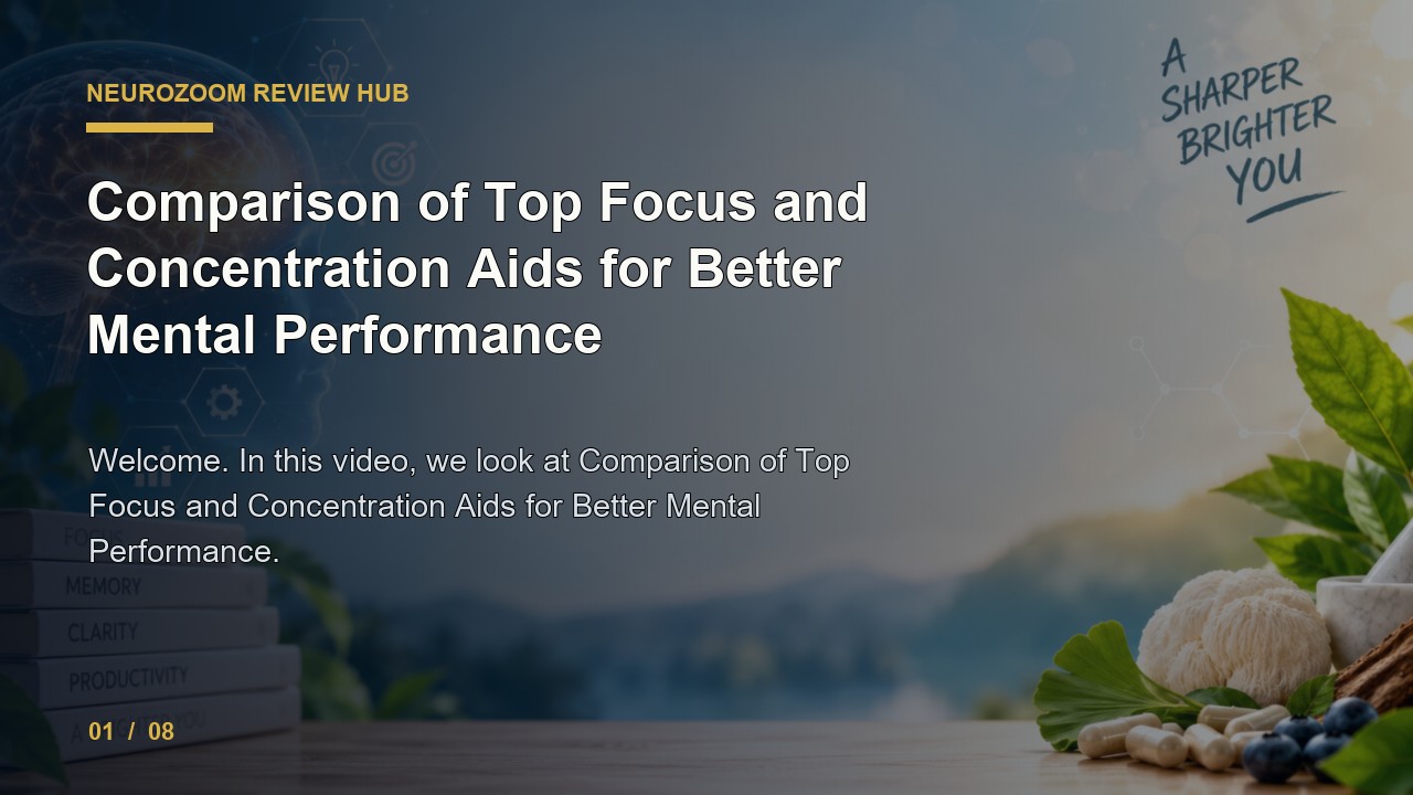 NeuroZoom Review: Comparison of Top Focus and Concentration Aids for Better Mental Performance video thumbnail
