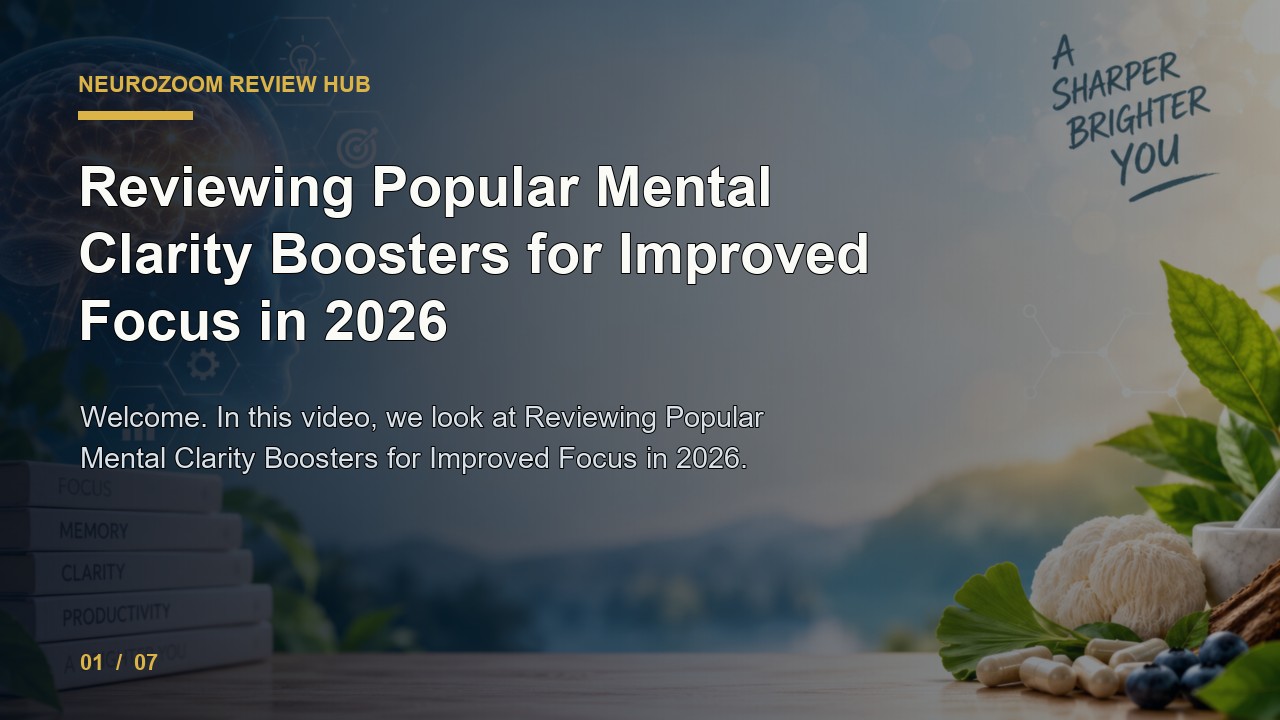 NeuroZoom Review: Reviewing Popular Mental Clarity Boosters for Improved Focus in 2026 video thumbnail