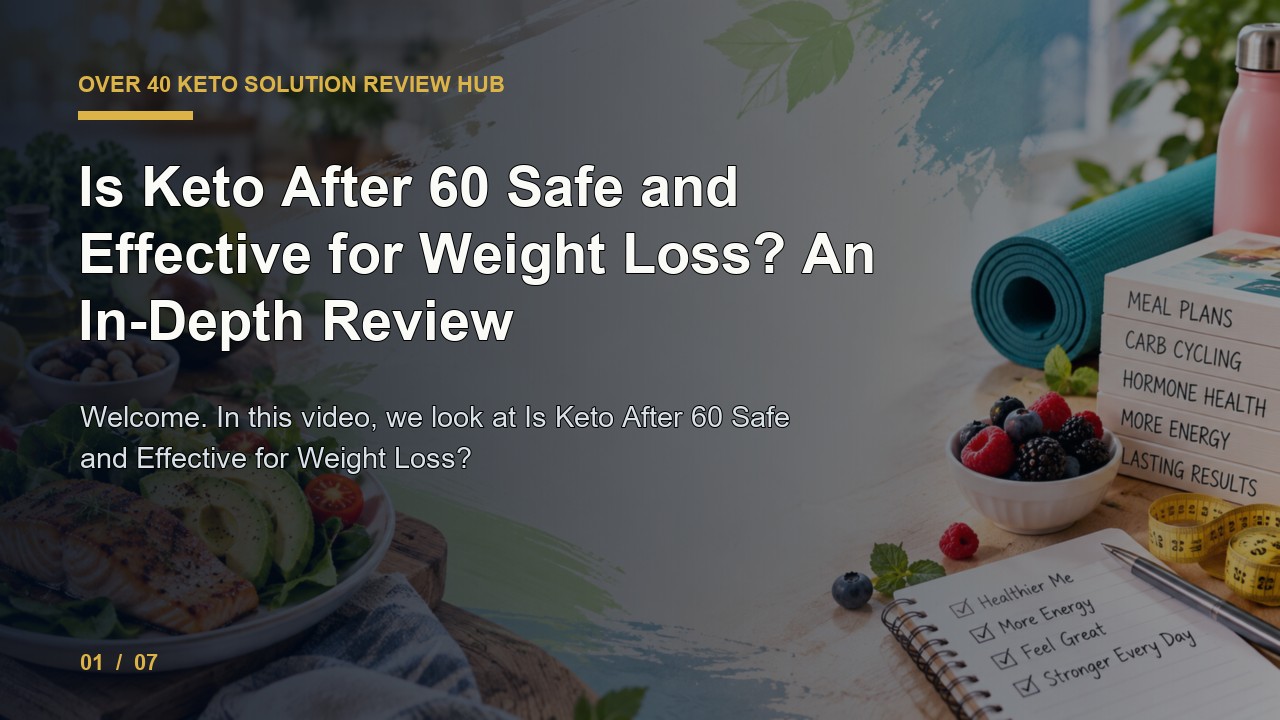 Over 40 Keto Solution Review: Is Keto After 60 Safe and Effective for Weight Loss an in Depth Review video thumbnail