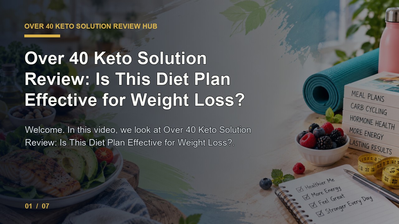 Over 40 Keto Solution Review: Over 40 Keto Solution Review Is This Diet Plan Effective for Weight Loss video thumbnail
