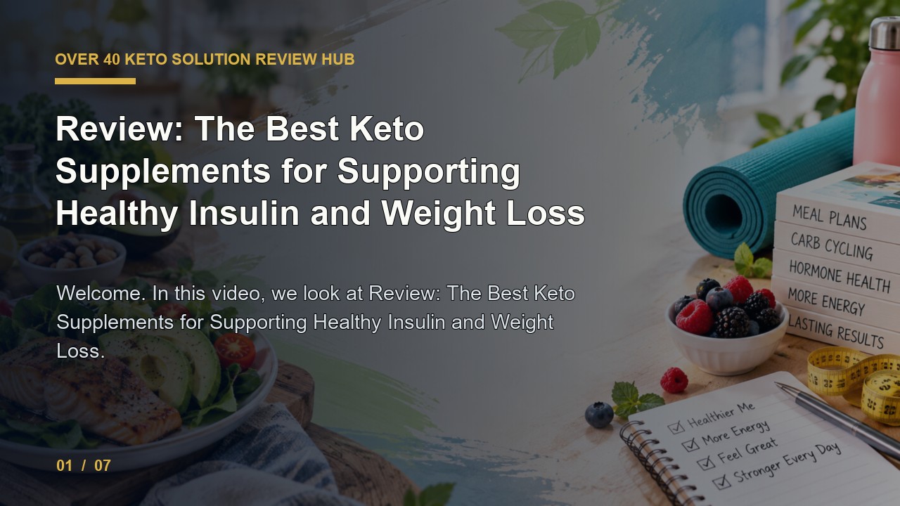 Over 40 Keto Solution Review: Review the Best Keto Supplements for Supporting Healthy Insulin and Weight Loss video thumbnail