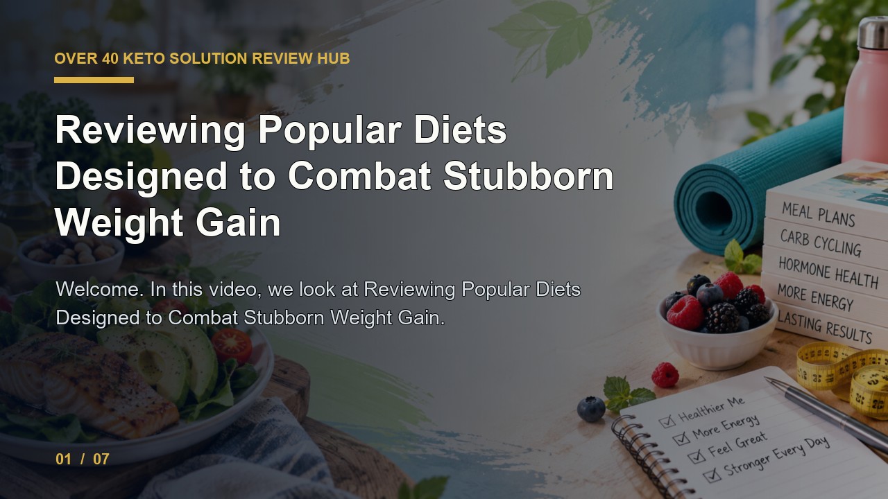 Over 40 Keto Solution Review: Reviewing Popular Diets Designed to Combat Stubborn Weight Gain video thumbnail