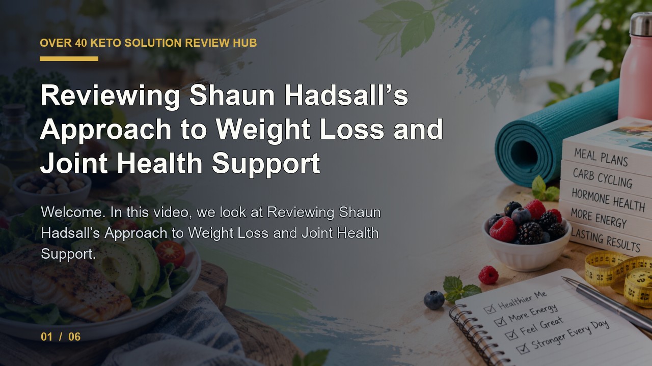 Over 40 Keto Solution Review: Reviewing Shaun Hadsall's Approach to Weight Loss and Joint Health Support video thumbnail