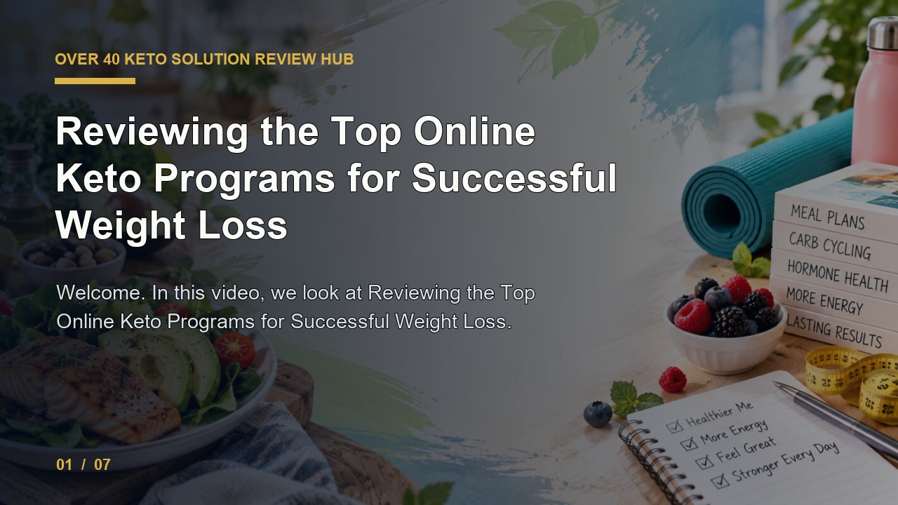 Over 40 Keto Solution Review: Reviewing the Top Online Keto Programs for Successful Weight Loss video thumbnail