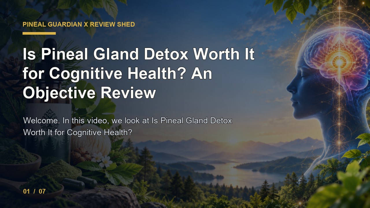 Pineal Guardian X Review: Is Pineal Gland Detox Worth It for Cognitive Health an Objective Review video thumbnail