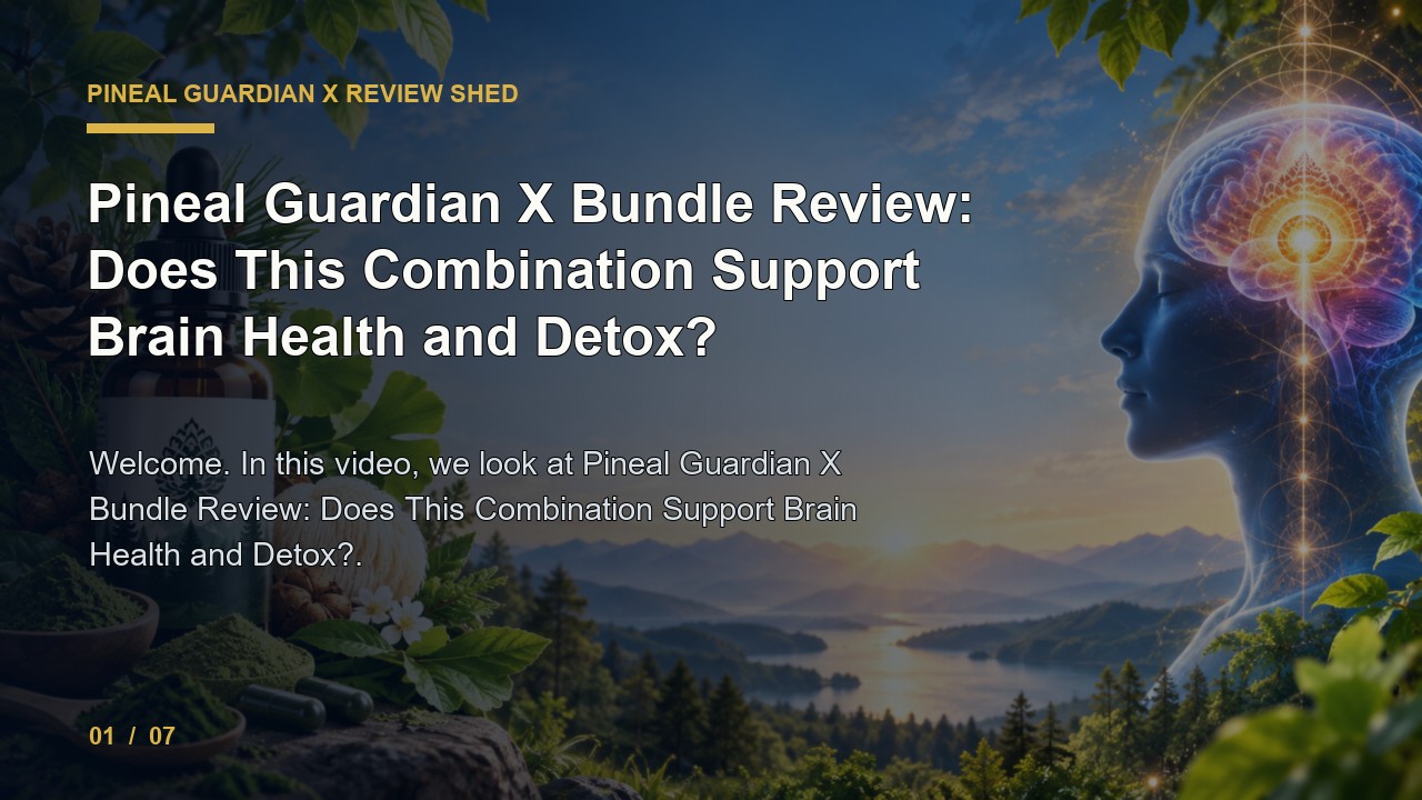 Pineal Guardian X Review: Pineal Guardian X Bundle Review Does This Combination Support Brain Health and Detox video thumbnail