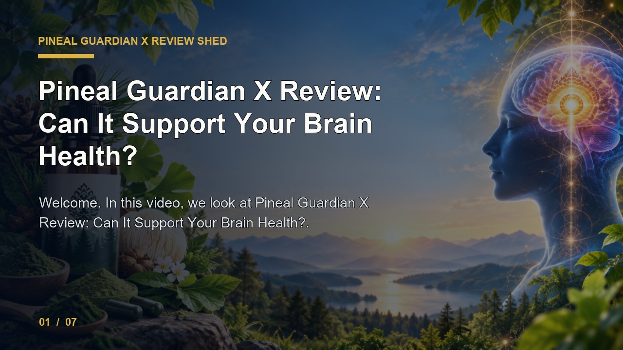 Pineal Guardian X Review: Pineal Guardian X Review Can It Support Your Brain Health video thumbnail