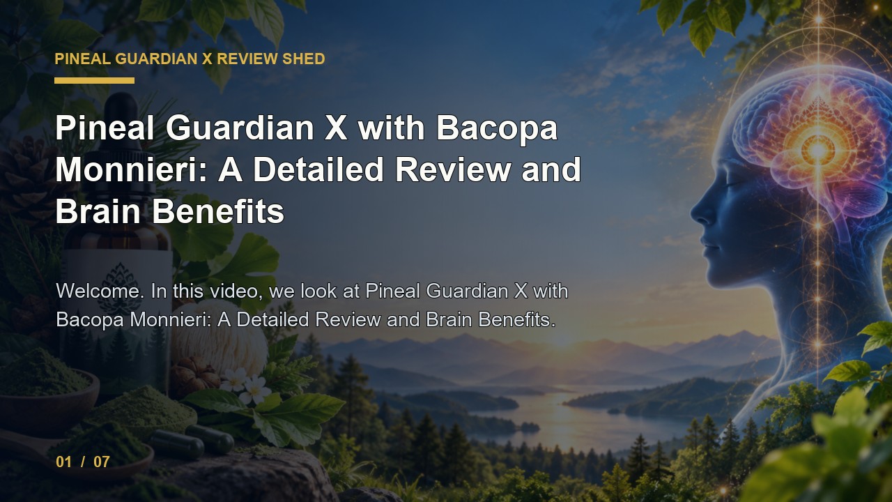 Pineal Guardian X Review: Pineal Guardian X with Bacopa Monnieri a Detailed Review and Brain Benefits video thumbnail