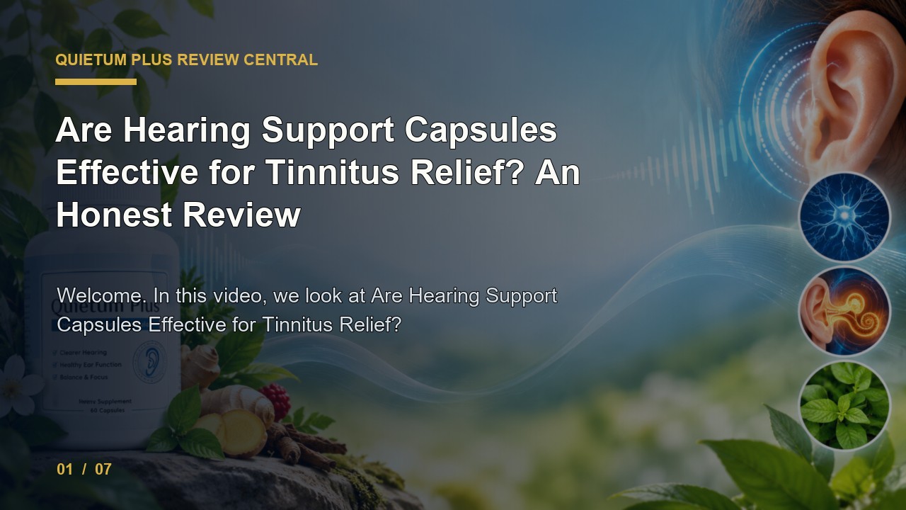 Quietum Plus Review: Are Hearing Support Capsules Effective for Tinnitus Relief an Honest Review video thumbnail