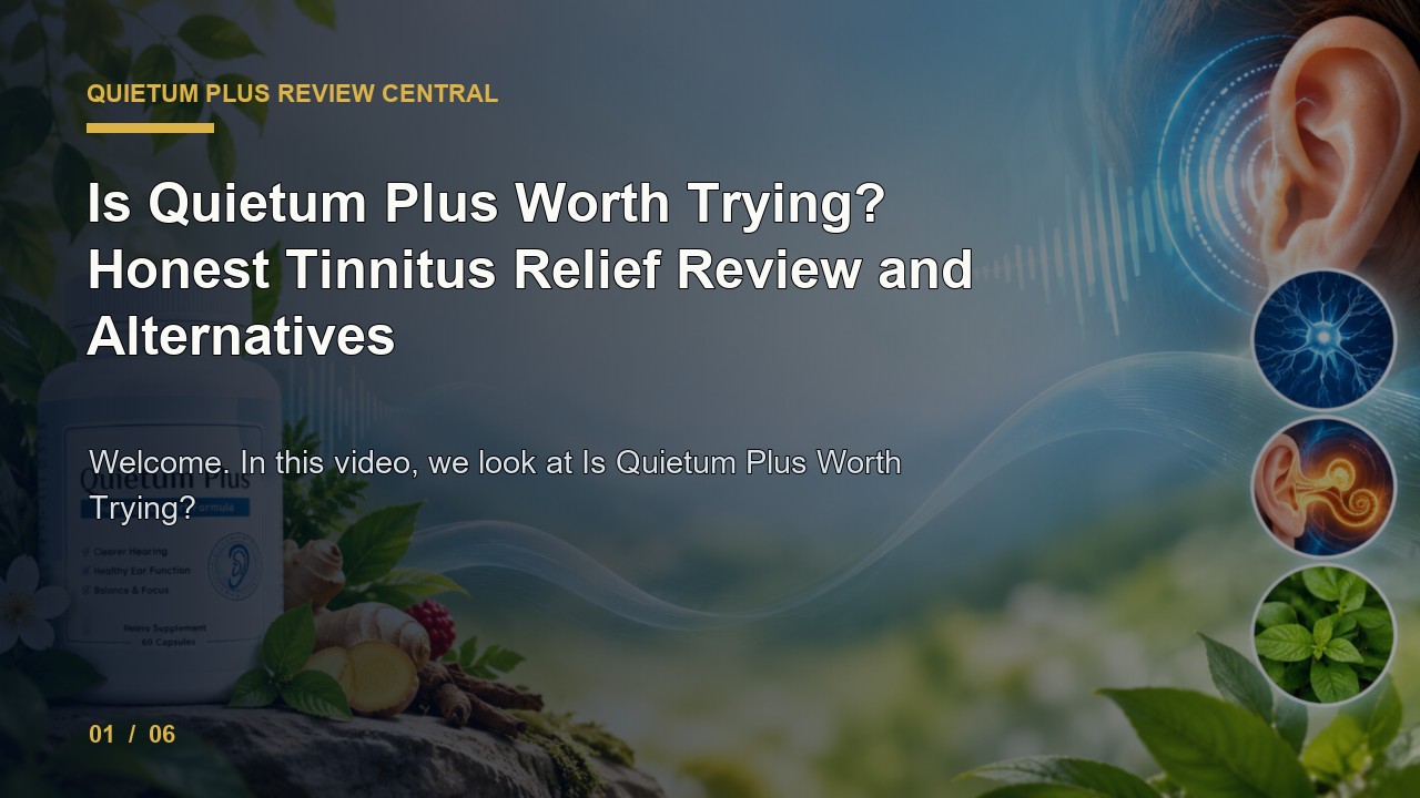 Quietum Plus Review: Is Quietum Plus Worth Trying Honest Tinnitus Relief Review and Alternatives video thumbnail