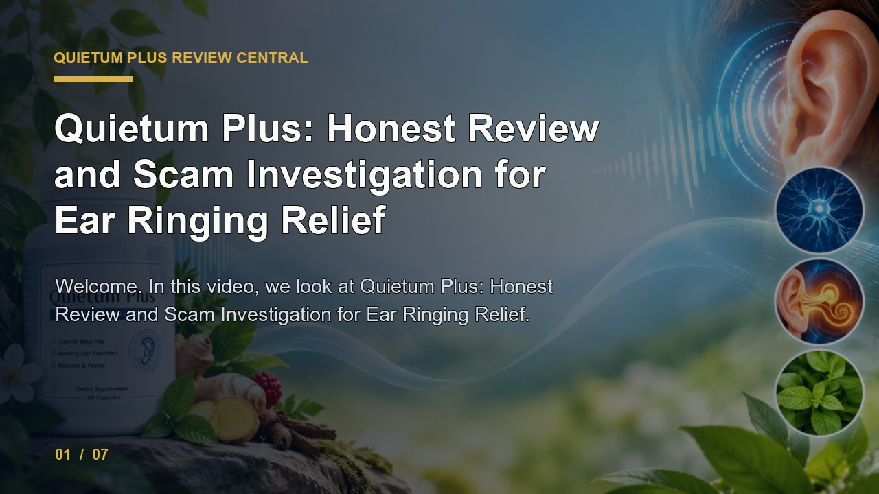 Quietum Plus Review: Quietum Plus Honest Review and Scam Investigation for Ear Ringing Relief video thumbnail